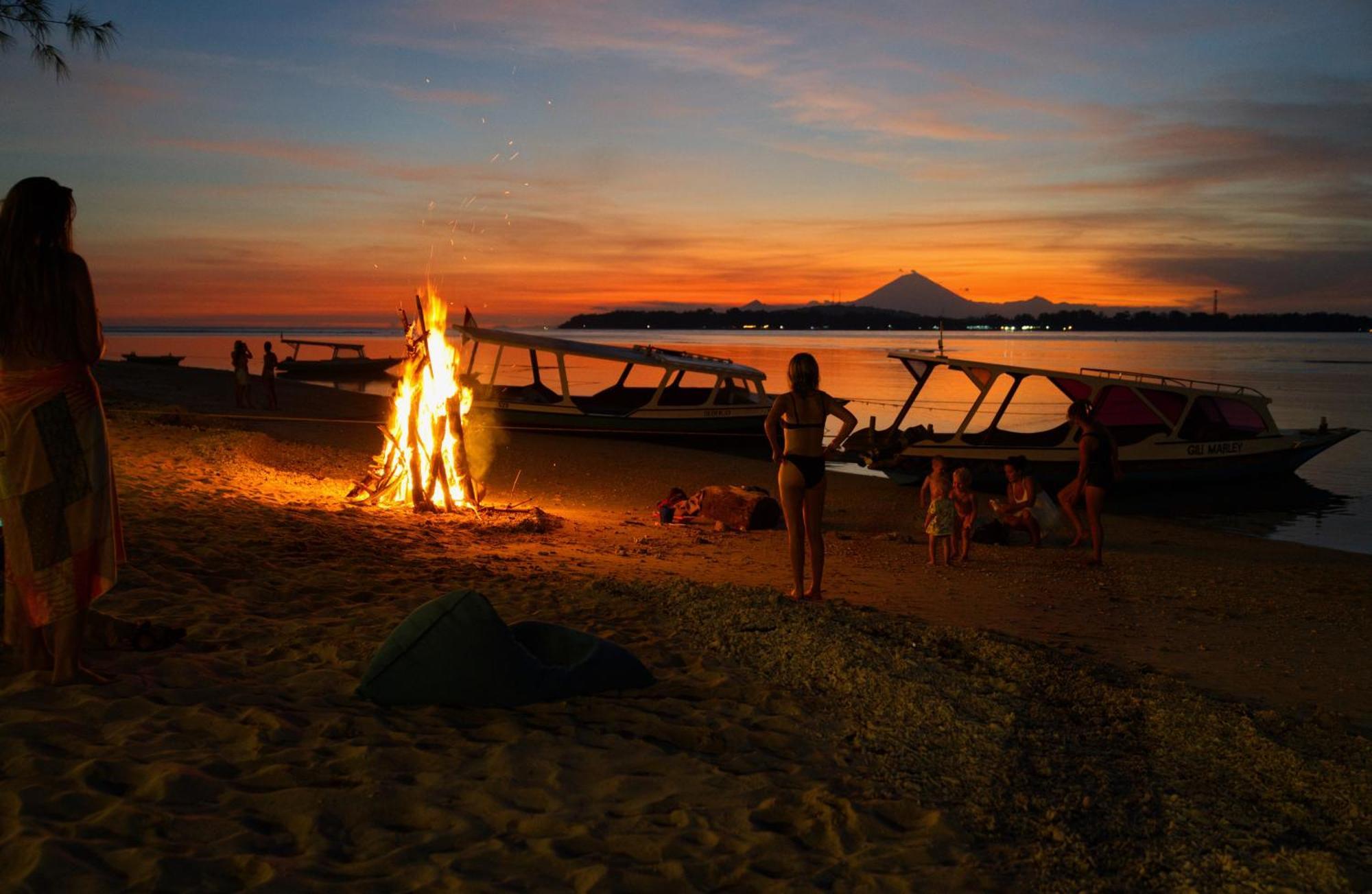 Hotel Begadang Gili Air Exterior foto